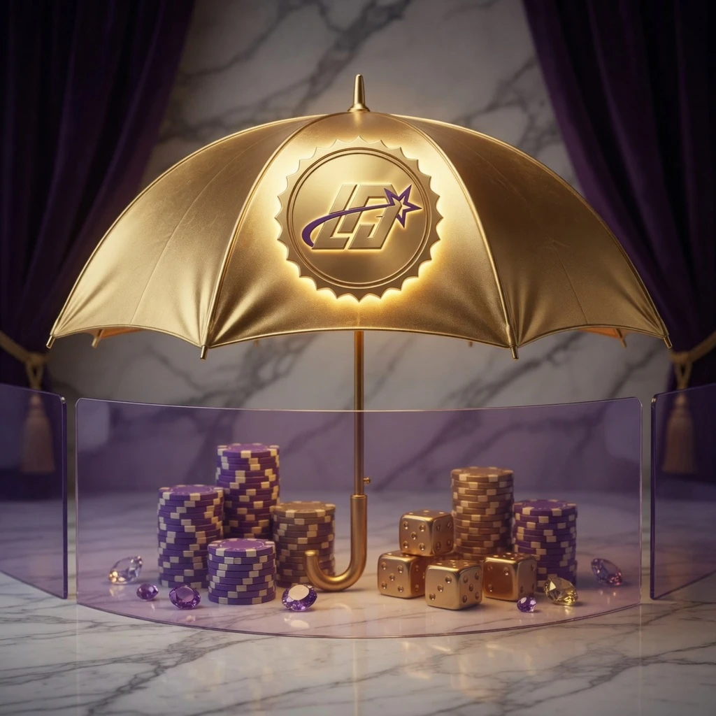 A glowing 20 PHP coin graphic with a gift box ribbon, set against a dark background with gold sparkle accents